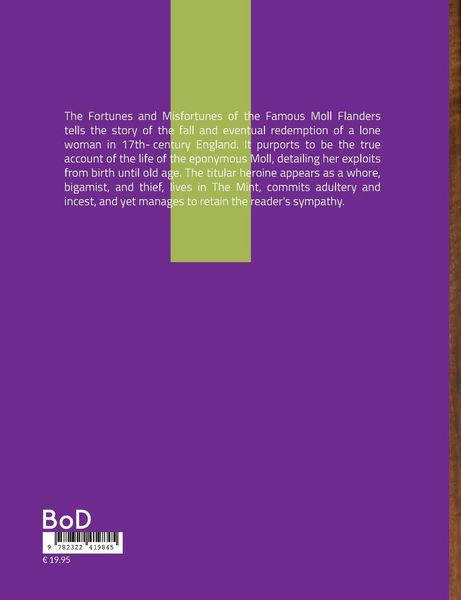 Produktbild: The Fortunes and Misfortunes of the Famous Moll Flanders