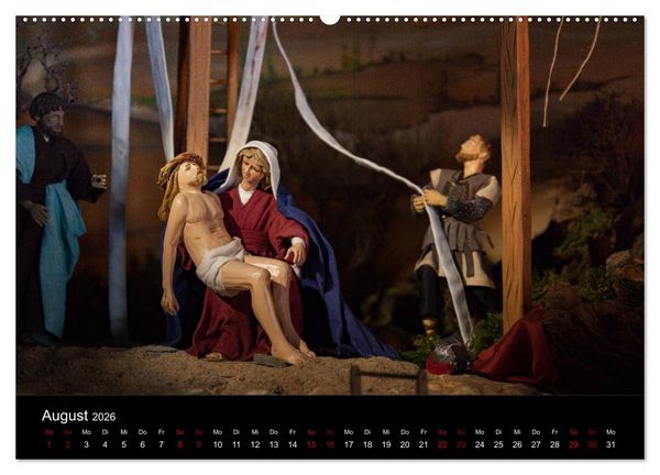 Produktbild: Passionskrippen (Wandkalender 2026 DIN A2 quer), CALVENDO Monatskalender