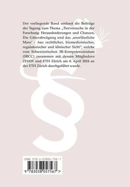 Produktbild: Tierversuche in der Forschung: Herausforderungen und Chancen