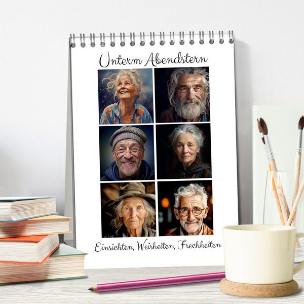 Produktbild: Unterm Abendstern (Tischkalender 2026 DIN A5 hoch), CALVENDO Monatskalender
