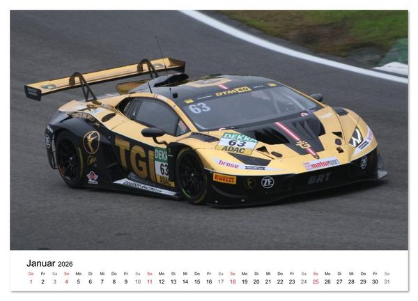 Produktbild: Motorsport aus Sant&rsquo;Agata (Wandkalender 2026 DIN A2 quer), CALVENDO Monatskalender