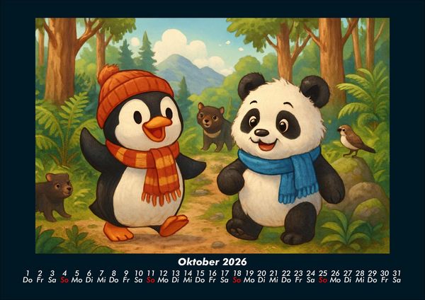 Produktbild: Pico & Pippin in Australien 2026 Fotokalender DIN A4