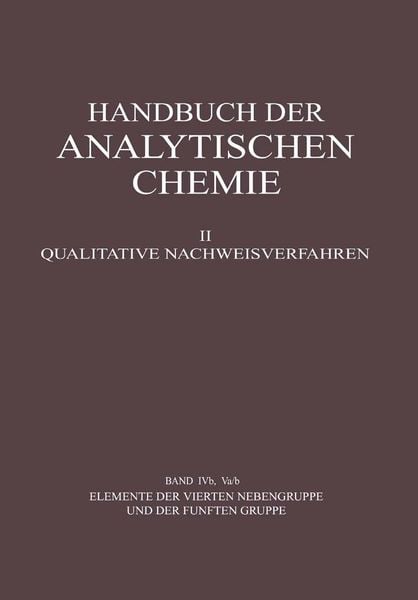 Produktbild: Elemente der Vierten Nebengruppe und der F&uuml;nften Gruppe