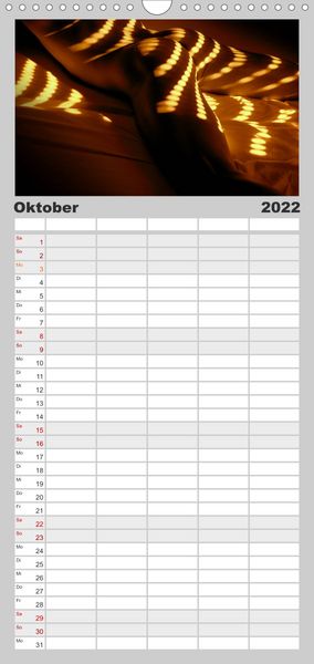 Produktbild: Familienplaner M&Auml;NNER - AKTE ZWISCHEN KRAFT UND SINNLICHKEIT (Wandkalender 2022 , 21 cm x 45 cm, hoch)