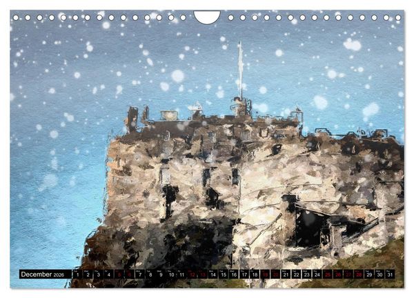 Produktbild: Castles of Scotland (Wall Calendar 2026 DIN A4 landscape), CALVENDO 12 Month Wall Calendar