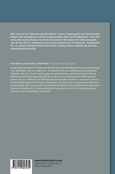 Produktbild: Volksschauspiele