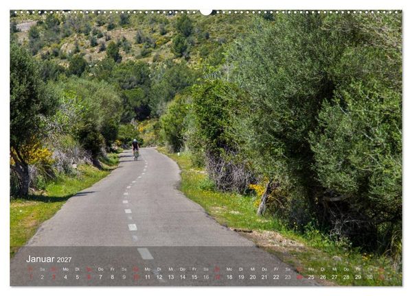 Produktbild: Mit dem Rennrad auf Mallorca (hochwertiger Premium Wandkalender 2027 DIN A2 quer), Kunstdruck in Hochglanz