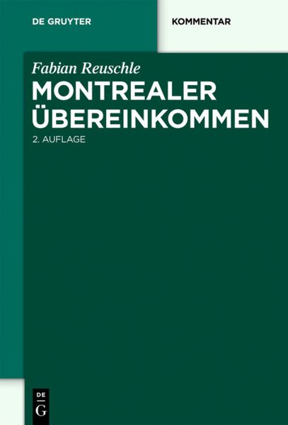 Produktbild: Montrealer &Uuml;bereinkommen