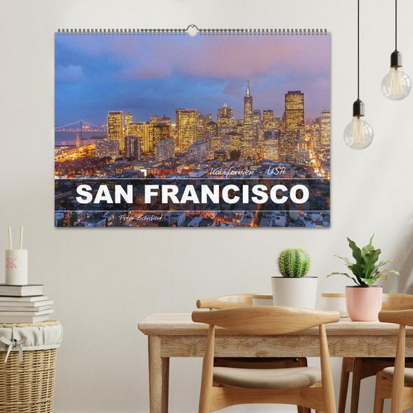 Produktbild: Kalifornien - USA - San Francisco (Wandkalender 2026 DIN A2 quer), CALVENDO Monatskalender