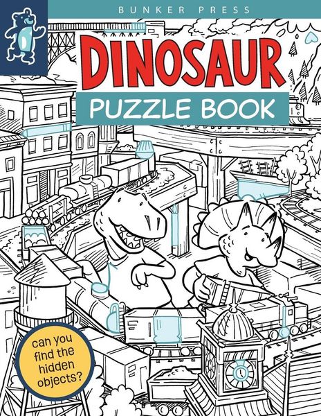 Produktbild: Bunker Press Dinosaur Puzzle Book