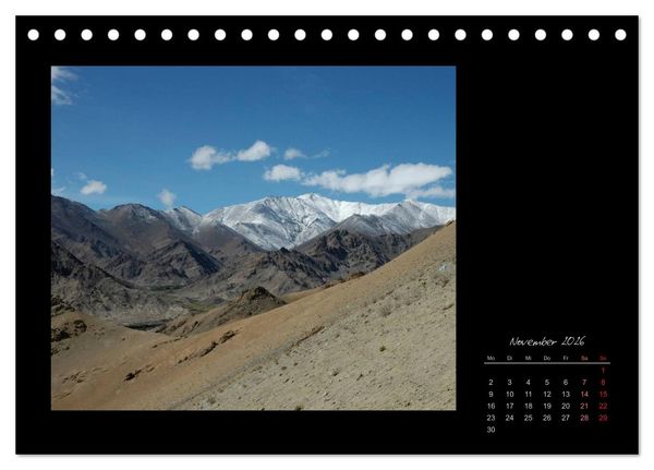 Produktbild: Ladakh, Berge und Spruchweisheiten (Tischkalender 2026 DIN A5 quer), CALVENDO Monatskalender