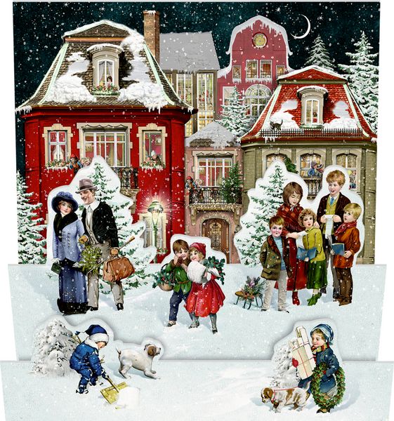 Produktbild: Mini-Adventskalender &ndash; Nostalgische Winterwelten