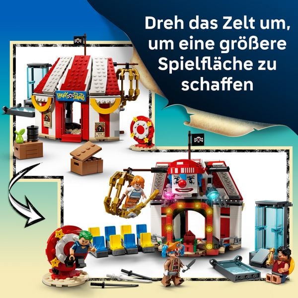 Produktbild: LEGO ONE PIECE 75637 Zirkuszelt von Buggy dem Clown, Spiel ab 8 Jahren