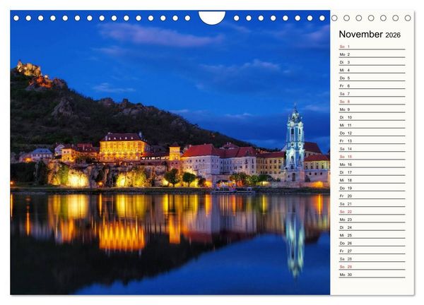 Produktbild: Die Wachau - An der Donau zwischen Melk und Krems (Wandkalender 2026 DIN A4 quer), CALVENDO Monatskalender