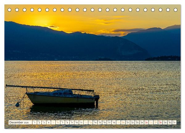 Produktbild: Lake Maggiore - Breathtaking landscapes (Desk Calendar 2026 DIN A5 landscape), CALVENDO 12 Month DeskCalendar