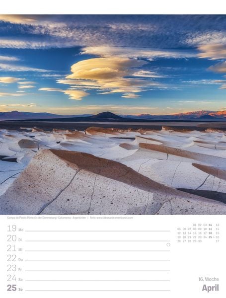 Produktbild: Planet Erde Wochenplaner Kalender 2027 | Landschaften der Welt