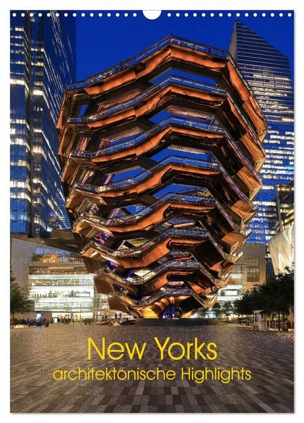 Produktbild: New Yorks architektonische Highlights (Wandkalender 2026 DIN A3 hoch), CALVENDO Monatskalender