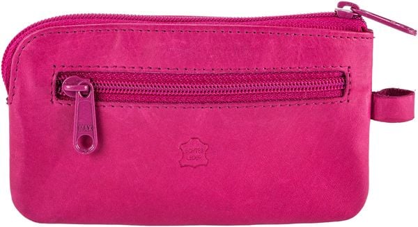 HJP Schlüsseltasche 'Cléo' Leder (Farbe: magenta) Schwalben