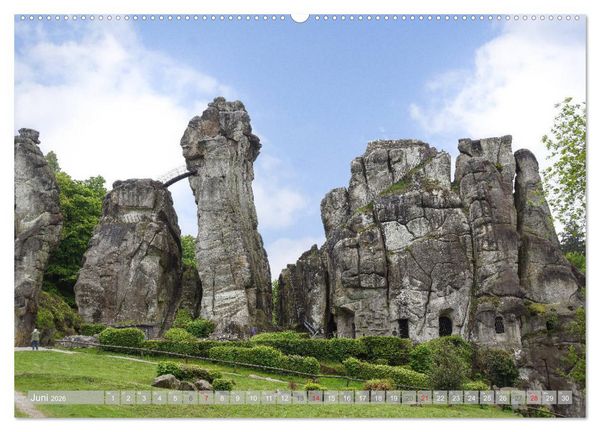 Produktbild: Teutoburger Wald - Natur und Kultur (hochwertiger Premium Wandkalender 2026 DIN A2 quer), Kunstdruck in Hochglanz