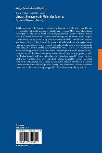 Produktbild: Ultrafast Phenomena in Molecular Sciences
