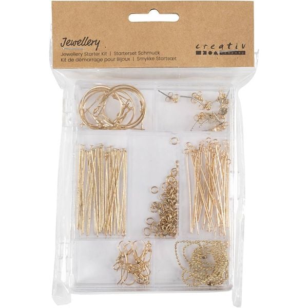 Produktbild: Creativ Company Starterset Schmuck, Gold, 1 Set