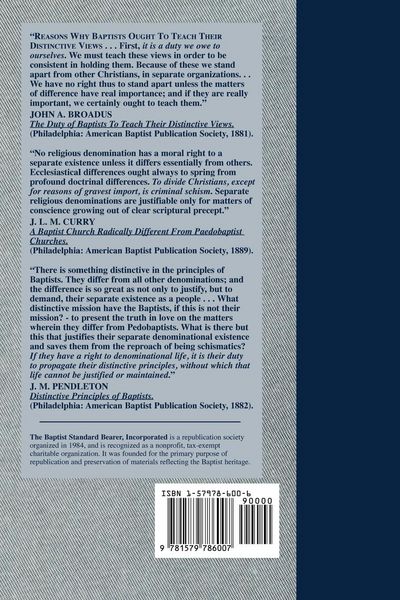 Produktbild: Baptists, the Only Thorough Religious Reformers