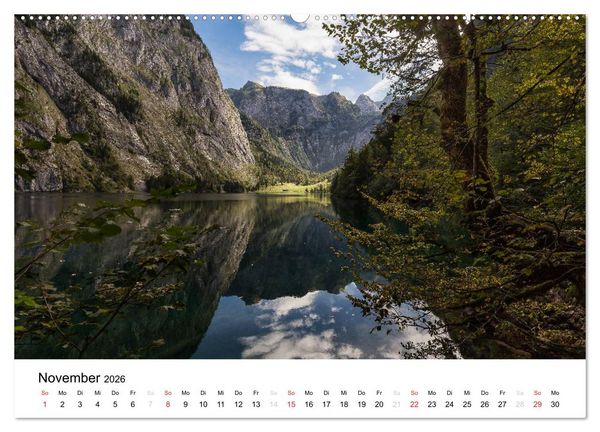 Produktbild: Reizvolle Gew&auml;sser im Berchtesgadener Land (hochwertiger Premium Wandkalender 2026 DIN A2 quer), Kunstdruck in Hochglanz