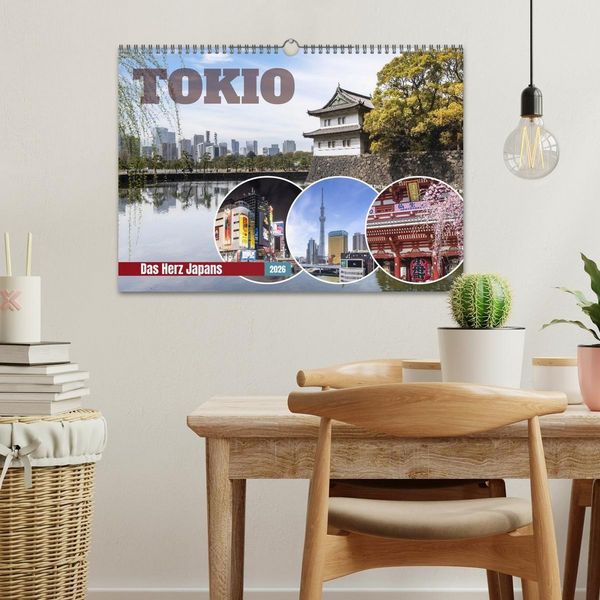 Produktbild: Tokio - Das Herz Japans (Wandkalender 2026 DIN A3 quer), CALVENDO Monatskalender
