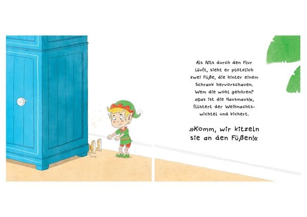 Produktbild: Weck den Weihnachtswichtel. Ein Weihnachts-Mitmachbuch. Zum Sch&uuml;tteln, Schaukeln, Pusten und mehr. Von 2 bis 4 Jahren