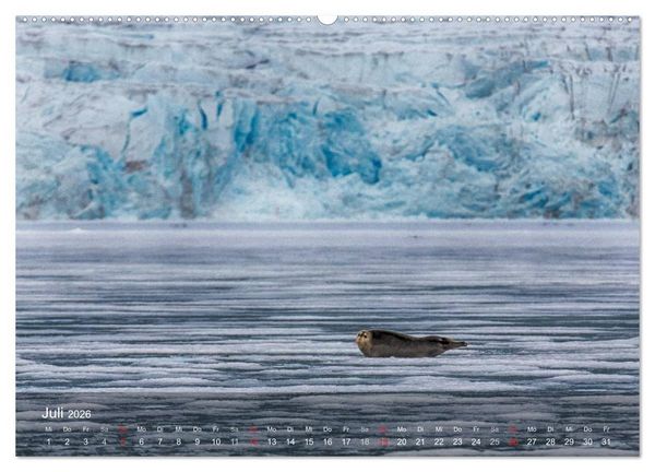 Produktbild: Spitzbergen - Impressionen aus der Arktis (hochwertiger Premium Wandkalender 2026 DIN A2 quer), Kunstdruck in Hochglanz