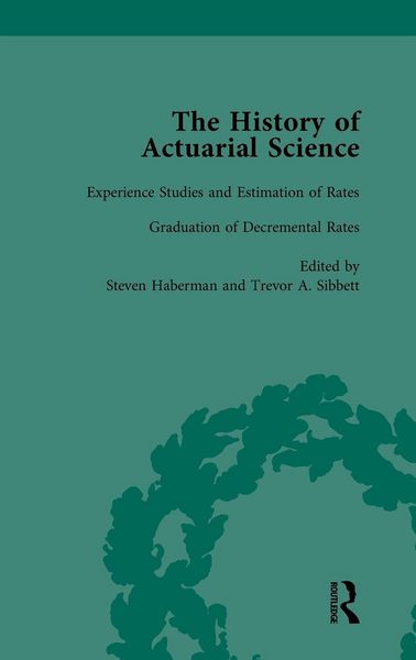 Produktbild: The History of Actuarial Science Vol X