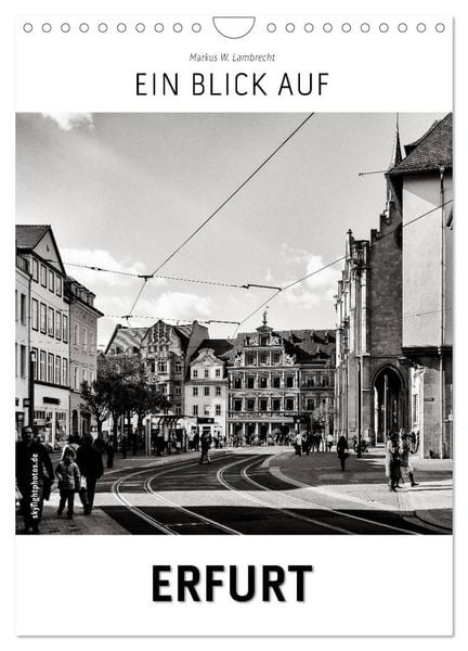 Produktbild: Ein Blick auf Erfurt (Wandkalender 2026 DIN A4 hoch), CALVENDO Monatskalender