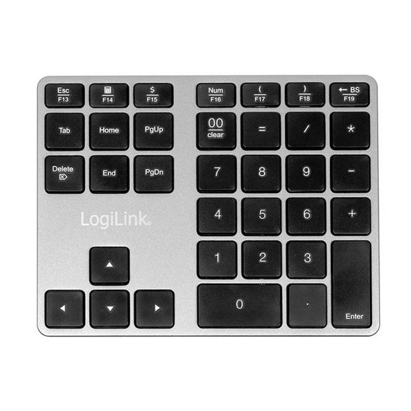 Produktbild: LogiLink ID0187 Bluetooth&reg; Nummernblock Silber