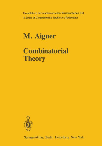 Produktbild: Combinatorial Theory