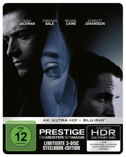 Produktbild: Prestige: Die Meister der Magie - Steelbook (4K Ultra HD) (+ Blu-ray) (+ Bonus-Blu-ray)