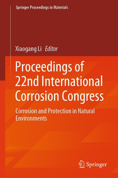 Produktbild: Proceedings of 22nd International Corrosion Congress