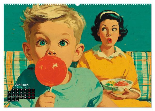 Produktbild: Popart Visionen (Wandkalender 2027 DIN A2 quer), CALVENDO Monatskalender