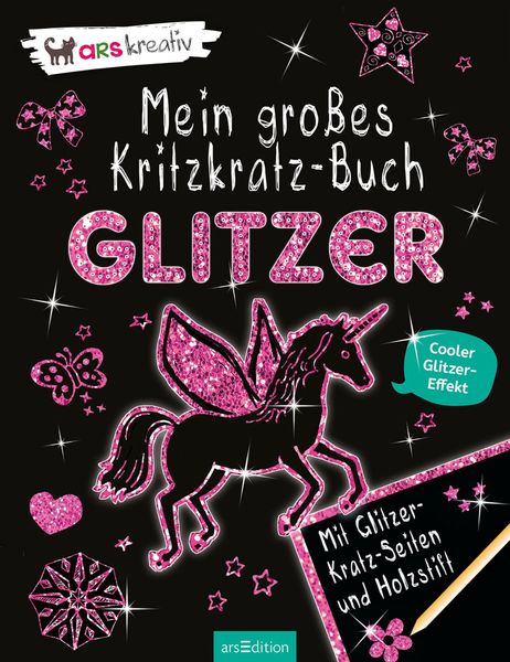 Produktbild: Mein gro&szlig;es Kritzkratz-Buch Glitzer