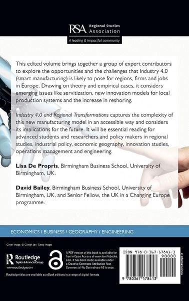 Produktbild: Industry 4.0 and Regional Transformations