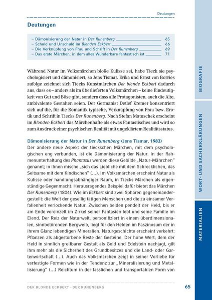 Produktbild: Der blonde Eckbert / Der Runenberg