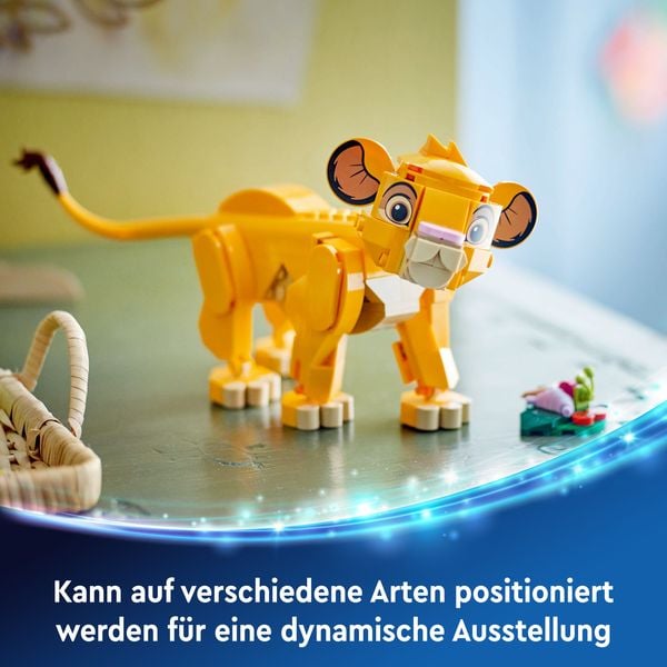 LEGO ǀ Disney Simba, das Löwenjunge des Königs, Kinderspielzeug 43243