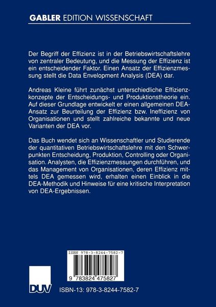 Produktbild: DEA-Effizienz