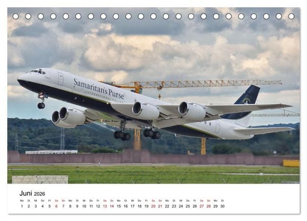 Produktbild: Flugzeuge aller Art (Tischkalender 2026 DIN A5 quer), CALVENDO Monatskalender