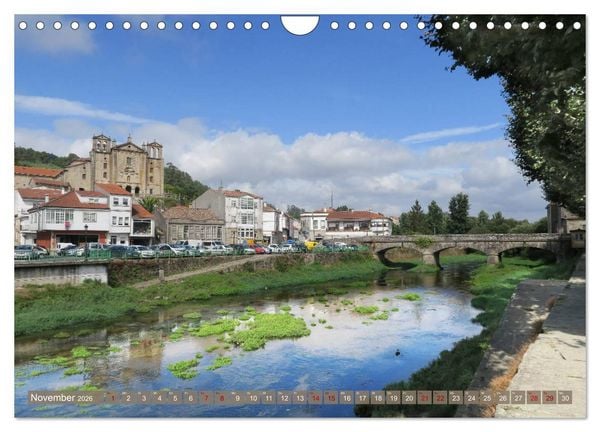 Produktbild: Von Porto nach Santiago de Compostela (Wandkalender 2026 DIN A4 quer), CALVENDO Monatskalender