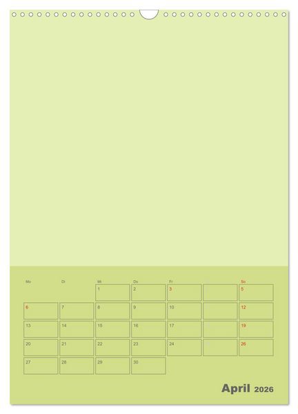 Produktbild: Bastel Terminkalender (Wandkalender 2026 DIN A3 hoch), CALVENDO Monatskalender