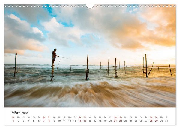 Produktbild: Sri Lanka - Eine einzigartige Trauminsel. (Wandkalender 2026 DIN A3 quer), CALVENDO Monatskalender