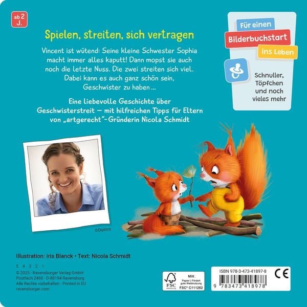 Produktbild: Mein artgerecht-Geschwisterbuch: Ich zuerst! Nein, ich!