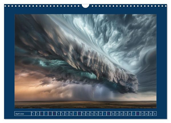 Produktbild: Im Bann der Naturgewalten (Wandkalender 2026 DIN A3 quer), CALVENDO Monatskalender