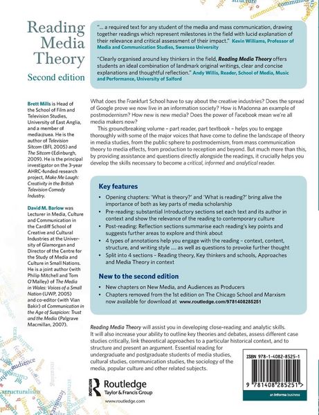 Produktbild: Reading Media Theory