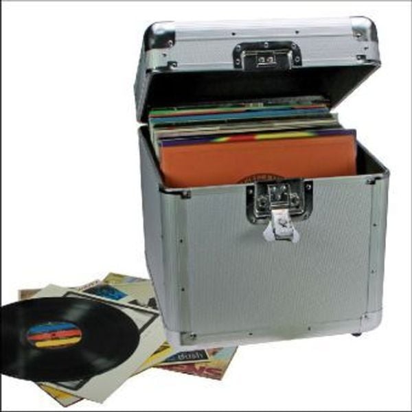 Produktbild: Schallplatten-Koffer Aluminium
